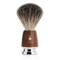 MÜHLE RYTMO Pure Badger Shaving Brush | High-Grade Steamed Resin Handle with Chrome Accents | Luxury Shave Accessory for Men