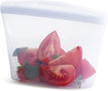 Stasher Premium Reusable Silicone Food Storage Bowl, Clear, 2-Cup | Food-Safe Silicone, Freezer, Sous Vide, Microwave, Dishwasher, Oven Safe, Meal Prep, Lunch Container, BPA-Free, Eco-Friendly