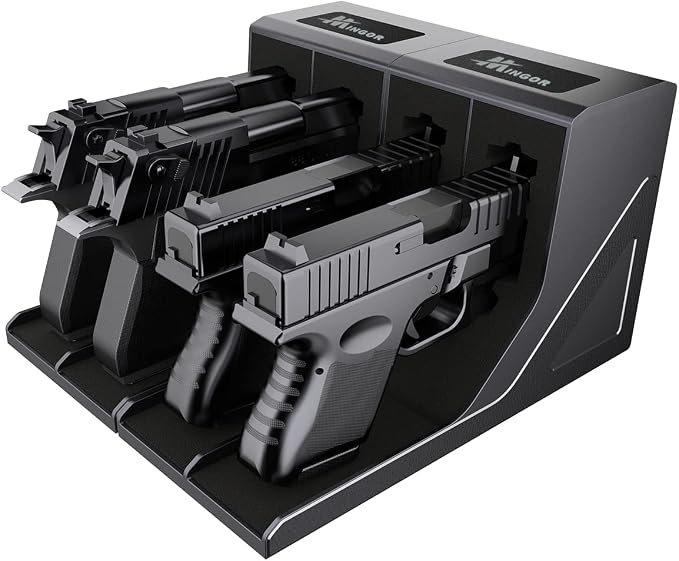 Pistol Rack Handgun Holder, Foam Protective Pistol Gun Magazine Stand Storage, Gun Safe Organizer Accessories