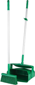 Remco Lobby Dust Pan and Broom Set,Green 62502-1 Each