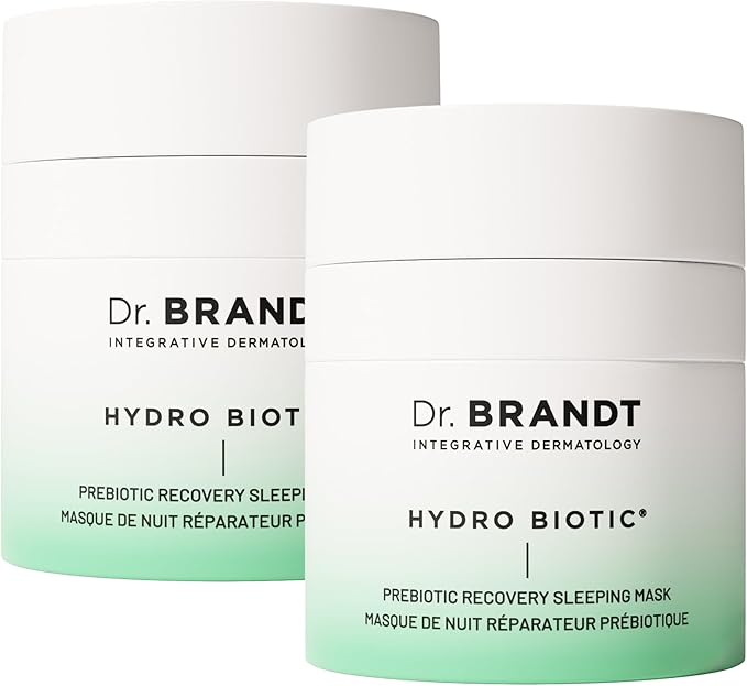 Dr. Brandt Hydro Biotic - Recovery Sleeping Mask - Deeply Hydrates + Reduces Redness & Signs of Irritation - 1.7 oz, Pack of 2