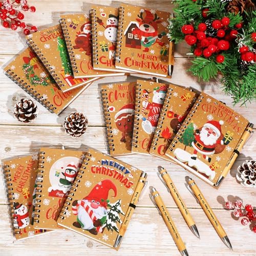 Gueevin 72 Pcs/36 Set Inspirational Notebook Pen Gifts Bulk, Cute