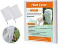 Agfabric 2 Pack Plant Covers Freeze Protection 1.5oz 84''x72'' Frost Cover for Garden Tree Protection Winter Tree Cover for Frost Proctection