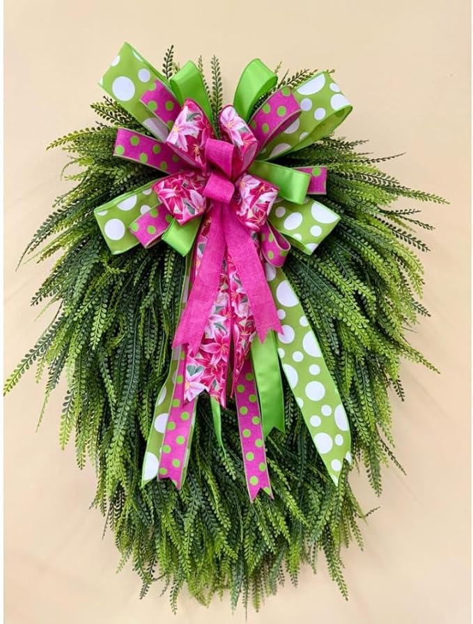 Bead Grass Wreath, Spring Wreath, Everyday Wreath, Year Round Wreath, Gifts for Mom Her, Gift Ideas New Home Engagement, Door Hanger