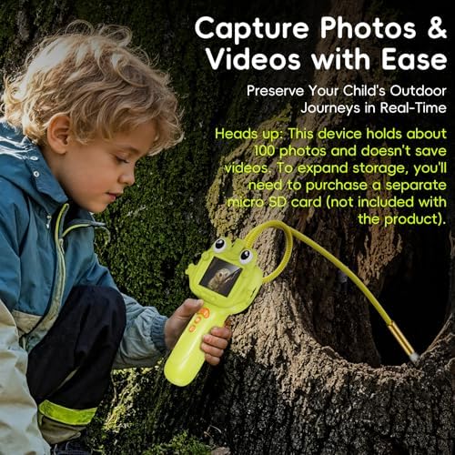 Borescope Camera for Kids, STEM Toy for 3+ Years Boys Girls