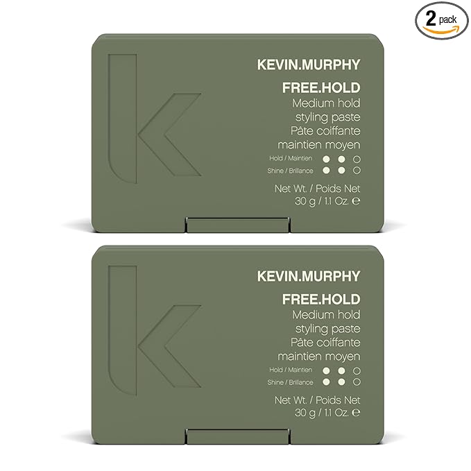 KEVIN.MURPHY FREE.HOLD - Hair Styling Paste - For All Types - Medium Hold - Breakage Prevention - Styling Product - Paraben Free Hair Care - 30 g / 1.1 oz (Pack of 2)