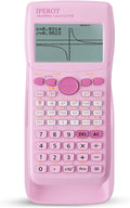 Scientific Calculators with Graphing Calculator, IPEROT Pink Scientific Calculators 10 Modes/ 4 Graphing Functions, Desktop Math Calculator Ideal for School Supplies, Students, College, Teachers