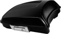 Black Denim 5.5" Razor Trunk W/Latch Key Fit For Harley Touring 2014-2025 CVO Road King Road Glide Street Glide Electra Glide Ultra Limited Pack