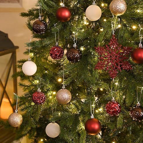 Valery Madelyn 50ct Christmas Tree Decorations Ball Ornaments 2 Inches
