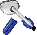 Peeps Glasses Cleaner - for Eyeglasses, Reading Glasses, and More - Lens Cleaner with Carbon Microfiber Tech-Injected Blue-1 Count (Pack of 1)