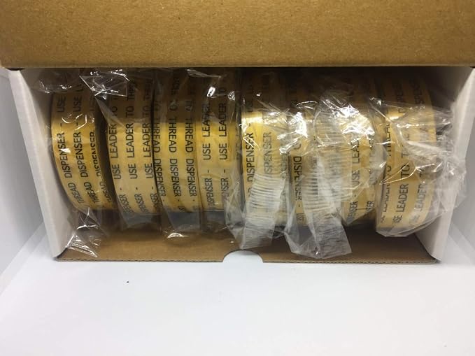 ATG Transfer Gun Double Side Refill Tapes, Reverse Wound Adhesive Transfer Tape Acid Free Gold Paper Liner ATG-7502, 3/4" X 36YD Pack of 48