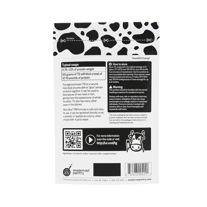 Moo Gloo Transglutaminase - RM Formula Meat Glue - 50 g/2 oz