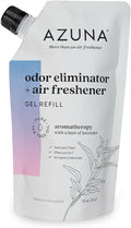 Azuna Air Freshener and Odor Eliminator for Strong Odor Gel 12oz Refill Pouch | Plant-Based & Long Lasting | Pet, Smoke, Home and Bathroom | Aromatherapy Scent | Lasts 60–90 Days