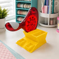 Double-Sided Tape Holder, Tape Gun Organizer Compatible with EZ Grand, Yellow