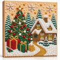 Diamond and Pearl Art Kits for Adults, Christmas Decorations, Framed Decor