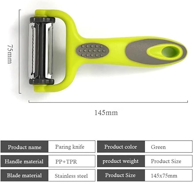 3 in 1 Rotary Vegetable Peeler - Stainless Steel Multifunctional Grater for Fruits and Vegetables