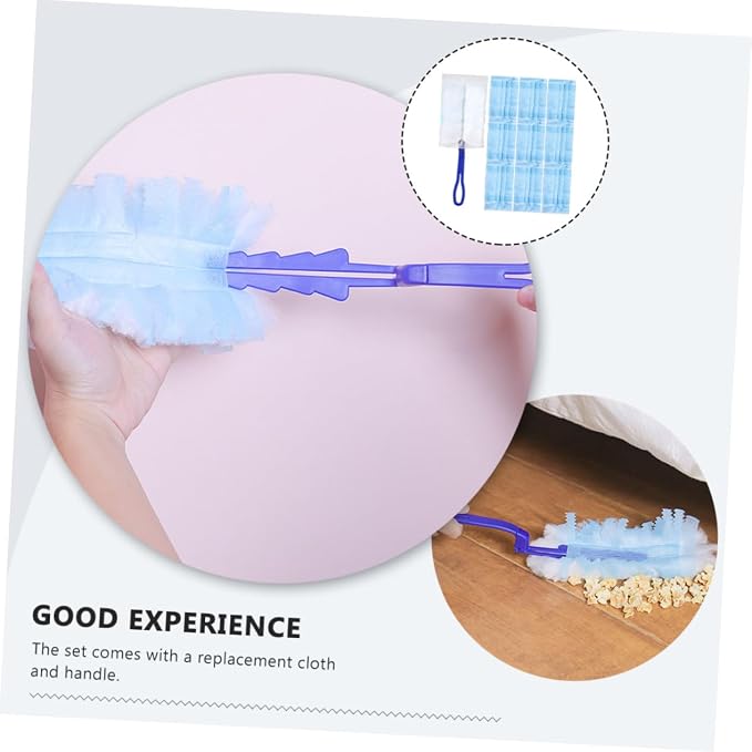 PRETYZOOM 2sets Electrostatic Adsorption Dust Cleaner Dust Remover Brush for Windows Duct Cleaning Tool Home Cleaning Gadget