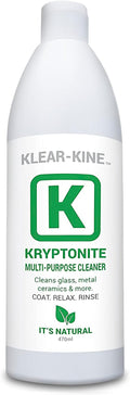 KLEAR Kryptonite Multipurpose Glass Cleaner | Powerful Cleaning Combo of 5 in 1 | Glass Friendly & Alcohol-Free Glass Cleaner| Coat, Relax, Rines| 16oz