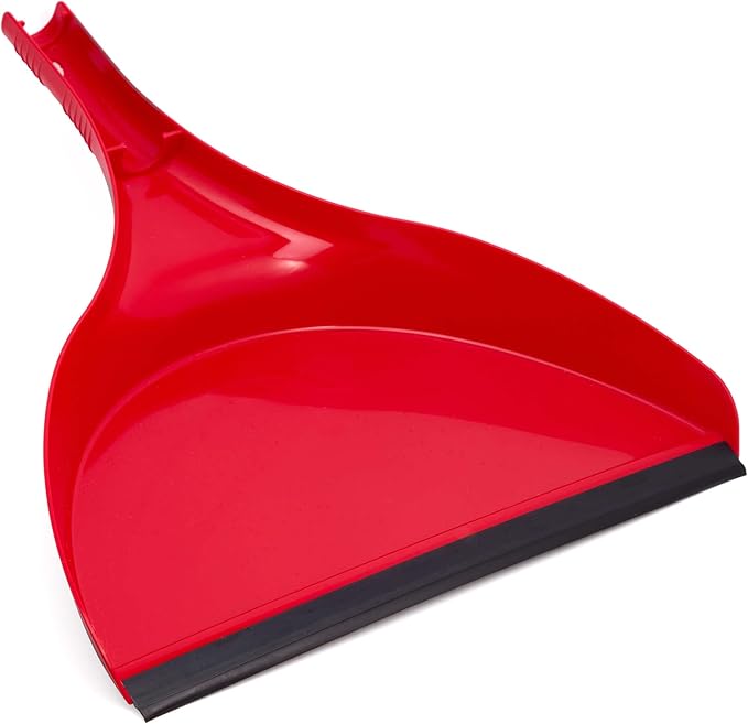 Da Vinci Angle Broom Dustpan Combo Set – Pack of 2, 16" Curved Head, 52" Adjustable Telescopic Handle, Soft PVC Bristles, Indoor Outdoor Broom and Dustpan Set for Kitchen, Pet Hair, Dust & Debris