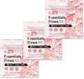 Essential Flows Period Kit - 3 Pantyliners, 2 Maxi Pads & Feminine Wipe | Hygiene Essentials for School, First Period