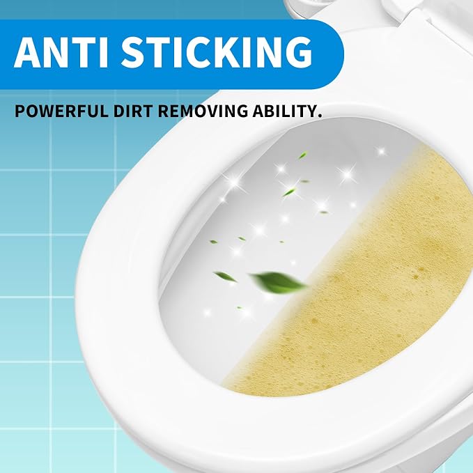 MAMADOU Smart Toilet Foaming Shield 480ml 4Pack For Toilet Bowl Cleaner Liquid Splash Control Deodorizing Foam Agent Stain-Resistant Easy Cleaning For Fresh Bathroom