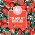 Strawberry Hard Candy Individually Wrapped by Cambie - 4 lbs of Hard Candy