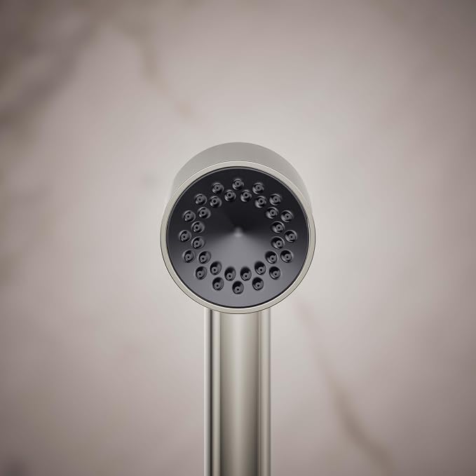 KOHLER 26286-G-SN Statement Single-Function HAND SHOWER, Maximum Spray Performance with an Easy-to-clean Surface, Vibrant Polished Nickel, 1.75 GPM