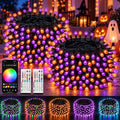 2Pack 400LED Smart Color Changing String Lights Halloween Lights App Remote