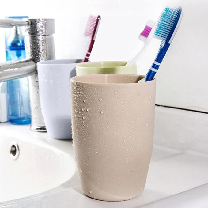 Toothbrush Cups Wash Cup Travel Coffee Tea Water Mug Outdoor Drinkware(Coffee)