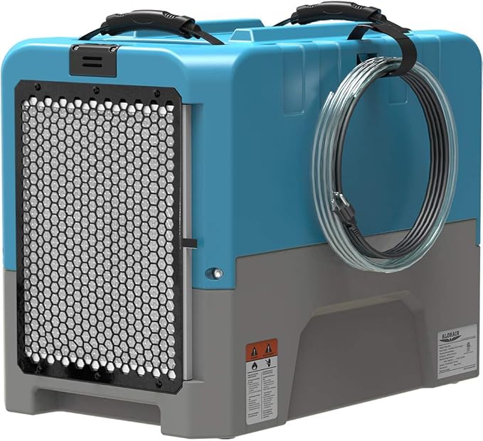 ALORAIR Commercial Dehumidifier with Pump, Up to 180 PPD (Saturation), 85 PPD at AHAM, 6 Years Limited Warranty, LGR Industrial Dehumidifier for Flood Repair, Crawlspace and Basement Drying