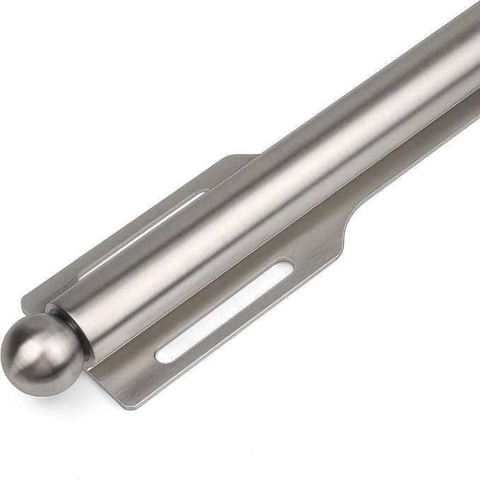 12" Valet Rod for Closet Pull Out (1 Pack, Brushed Nickel)