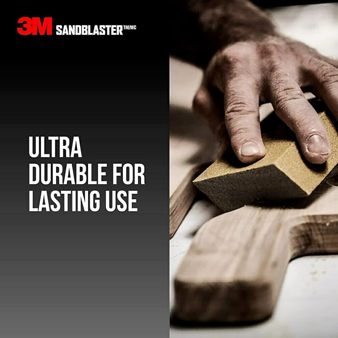 3M 20907-320 320 Grit Sandblaster™ Between Coats Sanding Sponge Block