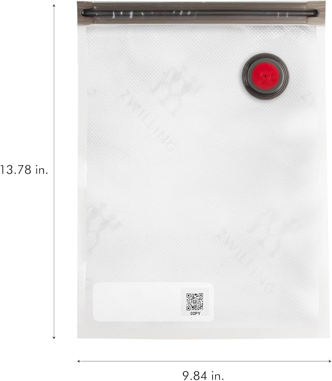ZWILLING Fresh & Save 20-Piece Vacuum Sealer Bags, Sous Vide Bags - Assorted Sizes
