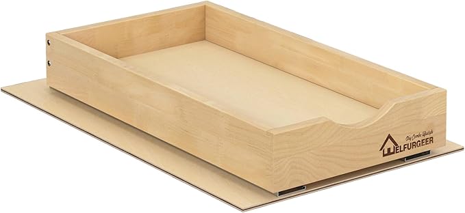 WelFurGeer Soft Close Pull Out Drawers for Cabinets, 11" W x 21" D Pull Out Cabinet Drawer with Heavy Duty Slides, Pull Out Cabinet Organizer, Cabinets Roll Out Drawers, Pull-Out Home Organizers