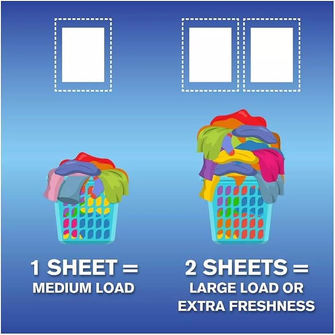 ARM & HAMMER Fabric Softener Sheets, 100 sheets, Lavender and White Linen (Pack of 6-600 Sheets Total)