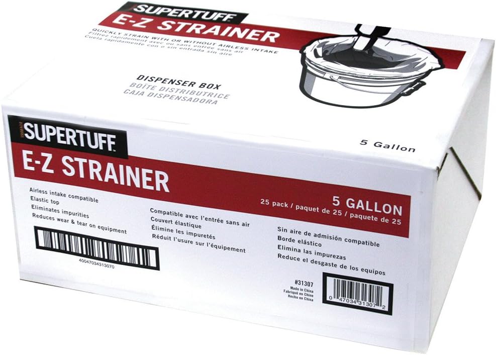 Trimaco SuperTuff E-Z Strainer, 5 gallon, 25 pack White