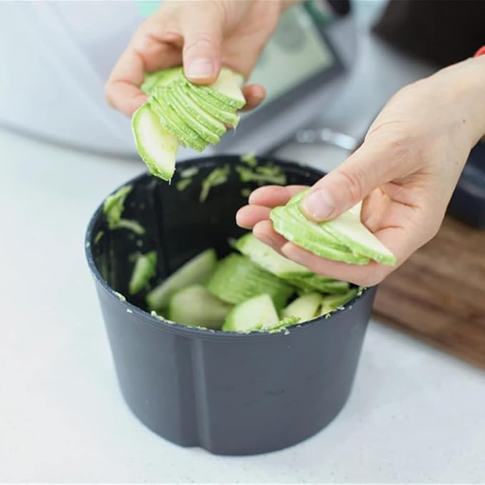 Vegetables Grater Cutter suitable for Thermomix TM6/TM5,Multifunctional peeler compatible with Thermomix Accessories(Coarse+Fine Cutter Set)