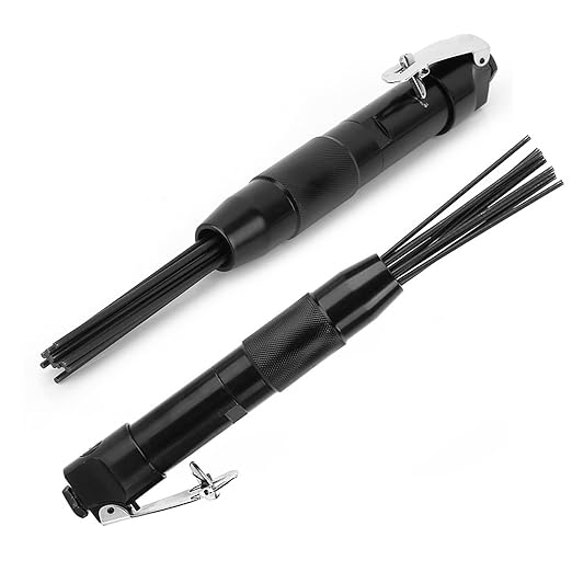 Kadimendium Pneumatic Needle Scaler 4400 RPM Needle Slag Cleaner Air PneumaticWear Slag Remove Deburring Cleaning Tool