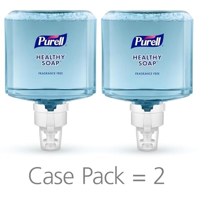 Purell ES8 Healthy Soap Foam Refill, Fragrance Free, 2ct x 1200 mL-7772-02