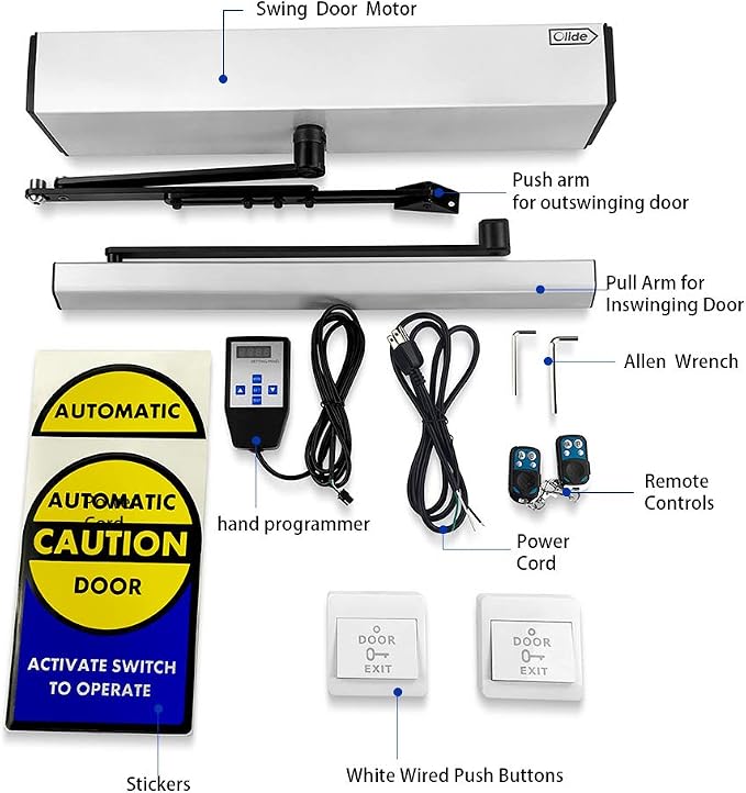 DSW120 Handicap Door Opener for Disabilities,ADA Swing Door Operator Low Energy