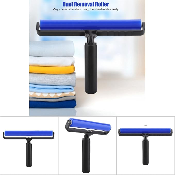 Lint Roller,Lint Rollers for Pet Hair Extra Sticky,Pet Hair Remover for Lundry,Lint Remover,Pet Hair Removal Tool,Clothes Roller Sticky,Silicone Dust Removal Roller