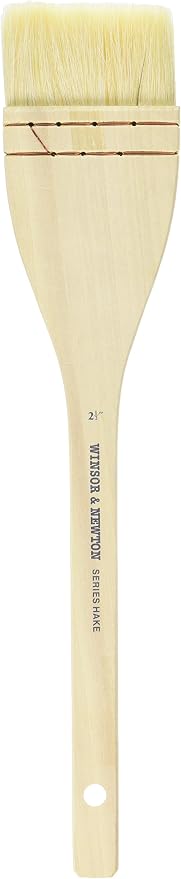Winsor & Newton 5245250 Hake Wide Flat Wood 2-1/2" Handle Brush