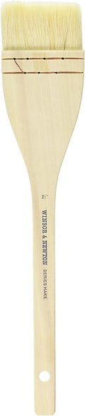 Winsor & Newton 5245250 Hake Wide Flat Wood 2-1/2" Handle Brush