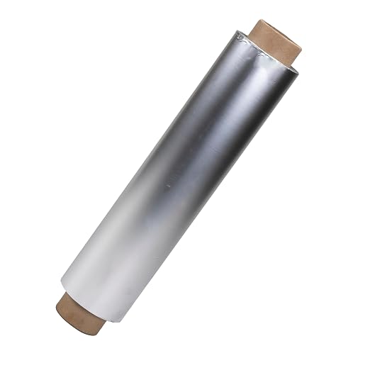 IDL Packaging 12" x 500' Aluminum Foil Refill Roll for WP-179DA FoilMaster Dispenser 12" Width - Standard Tin Foil for Grilling, Wrapping, Smoking, Baking - Food Safe Disposable Foil Wrap