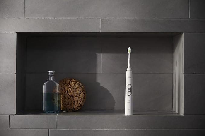 Philips Sonicare ProtectiveClean 6500 Rechargeable Electric Toothbrush, with Pressure Sensor, 3 Cleaning Modes, SmarTimer and QuadPacer, 14-Day Battery Life, Charging Travel Case, White, HX6462/05