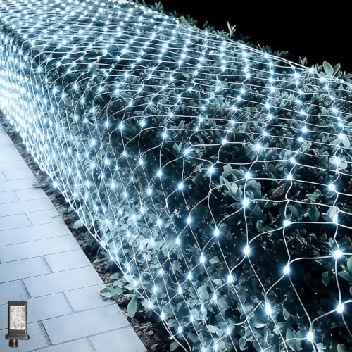 LitHome 21FT x 5FT Christmas Net Lights Outdoor Mesh Lights Connectable
