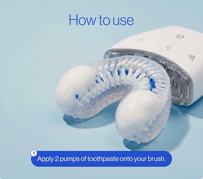 Autobrush Fluoride Foaming Toothpaste for Adults, Mint Flavor, Whitening & Deep Cleaning, Travel Friendly, Anti-Cavity (Pack of 3)