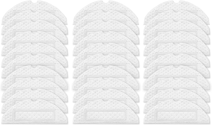 Disposable Mop Cloths Rag ，Compatible For Xiaomi，Compatible For Roborock，S7 S70 S75 S7Max S7MaxV T7S G10 T8 Plus Robot Vacuum Cleaner Accessories Parts Kit(SET4)