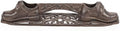 Sungmor Vintage Cast Iron Boot Scraper,Heavy Duty Rustic Brown Shoes Boot Cleaner,Farmhouse Front Door Shoe Scrubber Mat,Decorative Garden Mud Cleaner
