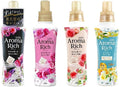 Soflan Fabric Clothing Softener Aroma Rich Assorted Set, Set of 4 Scents, 16.2oz (480 ml)×4, Long-Lasting Fragrance, Made in Japan - Yummy-Yamaguchi Original Wipe Included